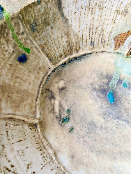 Stor skulpturell bolle